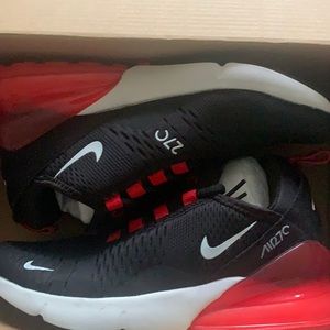 New Air Max 270, red and black, unisex